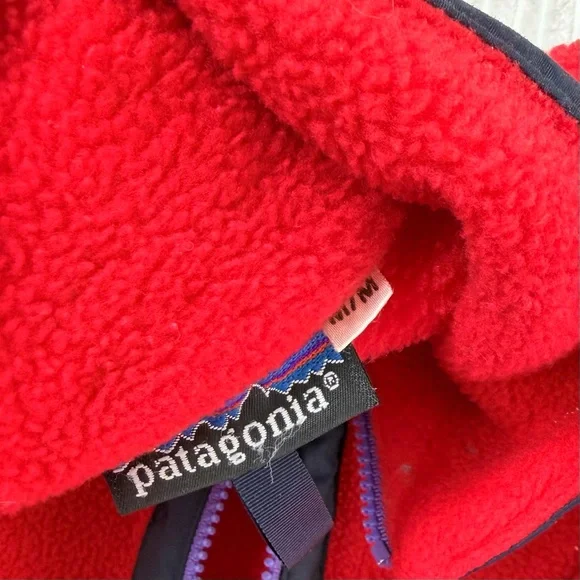 Vintage 80’s Patagonia Synchilla full-zip fleece Jacket | Size M - Picture 4 of 5